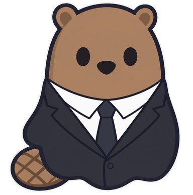 Gutty mascot in a suit